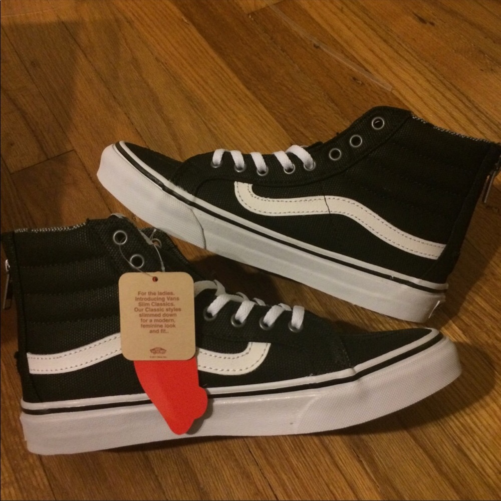 NewinBox Vans Skate HiTop Slim Tweed Coated Canvas